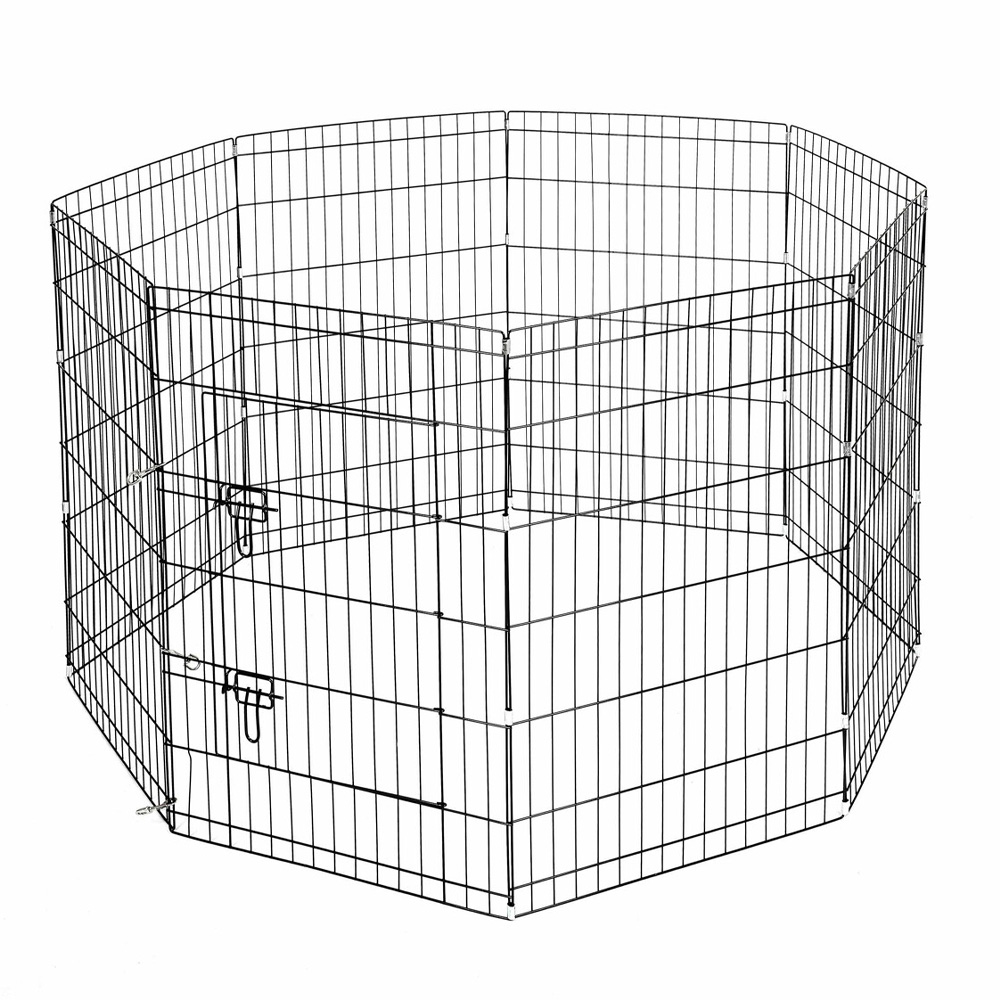 Happet Kojec Metalowy dla Psa 2x Próg L Light 91,5 × 61 cm